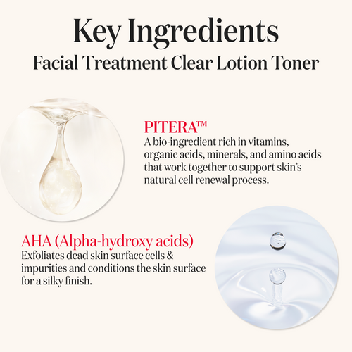 SK-II Facial Treatment Clear Lotion is a skin toner that evens and smooths skin for a glowing look